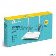 Роутер беспроводной Tp-link Tl-wr820n N300 10/100base-tx белый