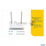 Роутер беспроводной Tp-link Tl-wr820n N300 10/100base-tx белый