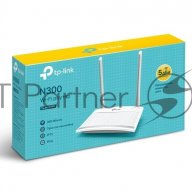 Роутер беспроводной Tp-link Tl-wr820n N300 10/100base-tx белый