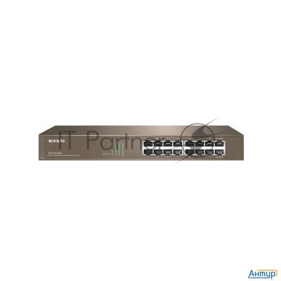 Сетевое оборудование Tenda Teg1016d Коммутатор 16-port 10/100/1000 Gigabit Switch