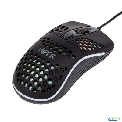 Мышь игровая Hiper A-4 Kite {3200 Dpi, 4 кнопок, Usb кабель 1.5м, черный}