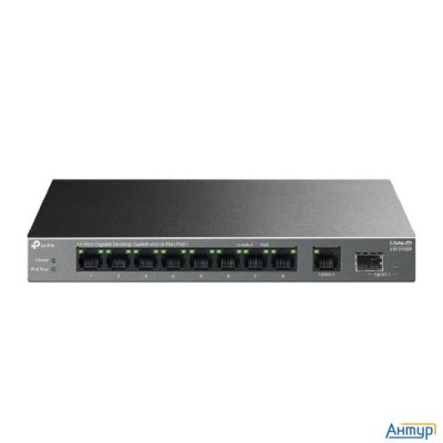 Tp-link Ls1210gp Настольный коммутатор с 9 гигабитными портами (8 портов Poe+) и портом Sfp