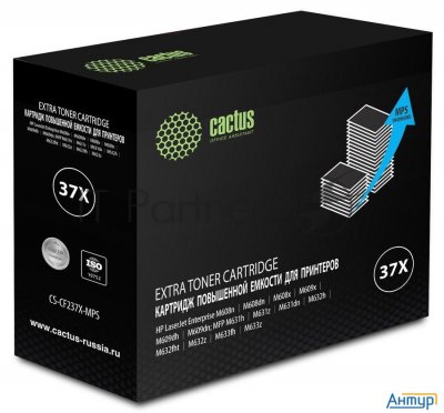 Картридж лазерный Cactus Cs-cf237x-mps черный (50000стр.) для Hp Lj M608n/m608dn/m609x/m631h/m631z/m