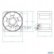 Вентилятор корпусной Arctic S4028-6k 5-pack  250 - 6000 Rpm Dual Ball Bearing  4-pin Fan-connector (