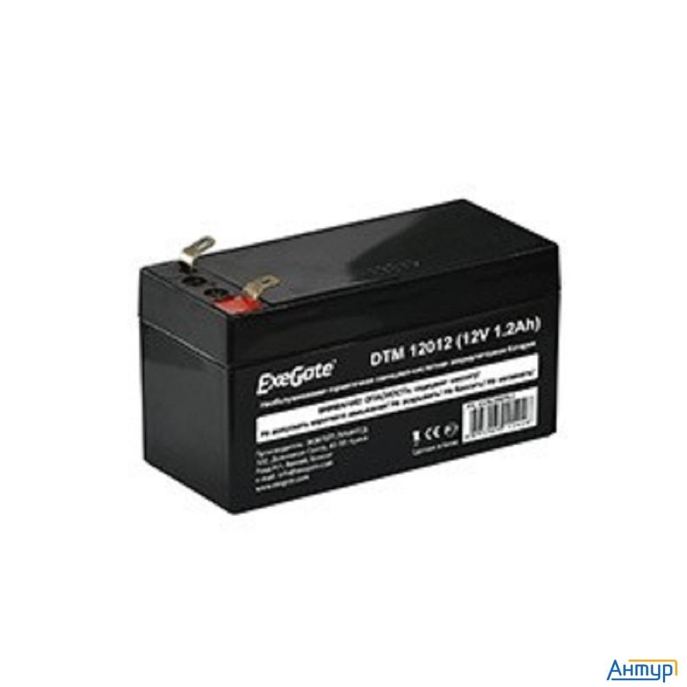 Exegate Ex282956rus Аккумуляторная батарея Dtm 12012 (12v 1.2ah, клеммы F1)