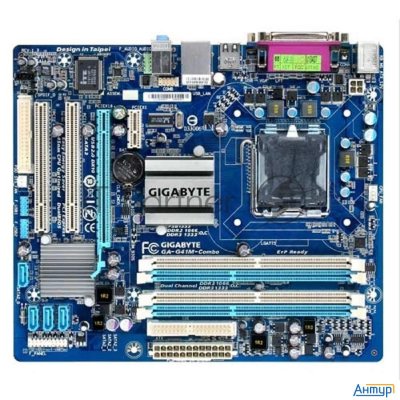 Материнская плата Gigabyte Ga-g41m-combo-gq, Socket 775, Intel®g41+ich7, 2xddr3-1066+2xddr2-1066, D-
