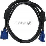 Кабель Vga 1.8м Aopen/qust (acg341ad-1.8m) Кабель монитор-svga Card 15m-15m 1,8m 2 фильтра 693851084