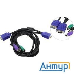 Procase [ce0300] Кабель 3.0м Ps/2 + Usb для Kvm переключателей Procase  серии Е