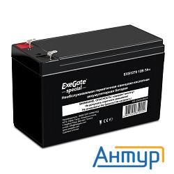 Exegate Es252436rus Аккумуляторная батарея  Exegate Special Exs1270, 12В 7Ач, клеммы F2