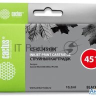 Картридж струйный Cactus Cs-cli451bk черный для Canon Mg 6340/5440/ip7240 (9,8ml)
