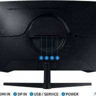Монитор Samsung 27" Odyssey G5 S27cg550ei черный Va Led 1ms 16:9 Hdmi матовая 300cd 178гр/178гр 2560