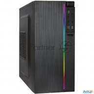 Exegate Ex287882rus Корпус Minitower Exegate Mevo-9302-rgb (matx, без БП, 2*usb+1*usb3.0, Hd аудио,