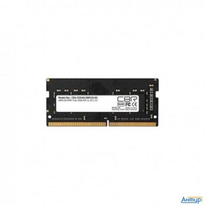 Cbr Ddr4 Sodimm 4gb Cd4-ss04g26m19-01 Pc4-21300, 2666mhz, Cl19, 1.2v