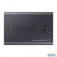 Твердотельный накопитель Samsung Ssd 2tb T7, Usb Type-c, R/w 1000/1050mb/s, Titanium