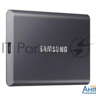 Твердотельный накопитель Samsung Ssd 2tb T7, Usb Type-c, R/w 1000/1050mb/s, Titanium
