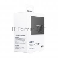 Твердотельный накопитель Samsung Ssd 2tb T7, Usb Type-c, R/w 1000/1050mb/s, Titanium