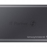 Твердотельный накопитель Samsung Ssd 2tb T7, Usb Type-c, R/w 1000/1050mb/s, Titanium