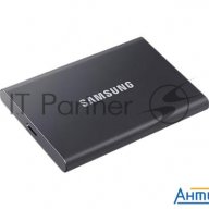 Твердотельный накопитель Samsung Ssd 2tb T7, Usb Type-c, R/w 1000/1050mb/s, Titanium