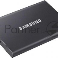 Твердотельный накопитель Samsung Ssd 2tb T7, Usb Type-c, R/w 1000/1050mb/s, Titanium