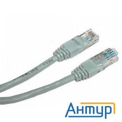Патч-корд Utp, кат 5e,  10м с Rj45  (серый)