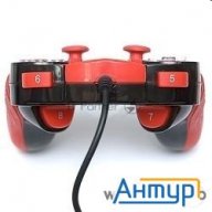 Геймпад Dialog Action Gp-a15, черно-красный {Геймпад, вибрация, 12 кнопок, Usb}
