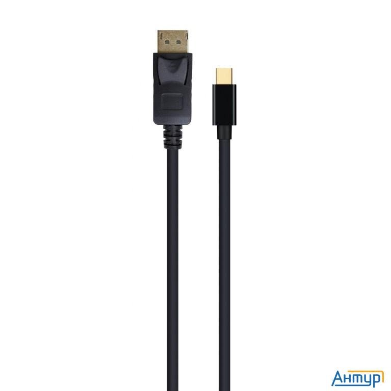Кабель Minidp<->dp Cablexpert Ccp-mdp2-6 , 20m/20m, V.1.2, 4k, 1.8м, черный, позол.разъемы, пакет