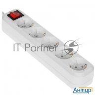 Сетевой фильтр 5bites Sp5w-318 5s / 3*1.5mm2 / 16a / Abs / 1.8m / White