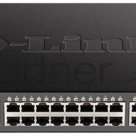 Коммутатор D-link Dgs-1250-52xmp/a1a, L2 Smart Switch With 48 10/100/1000base-t Ports And 4 10gbase-