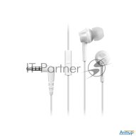Наушники Panasonic внутриканальные 10-24000Гц 1.2м 3.5мм 98дБ микрофон белые