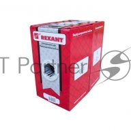 Кабель витая пара Rexant Ftp 4pr 24awg, Cat5e наружный (outdoor) (бухта 305м) (в коробке)
