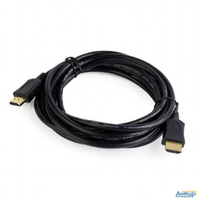 Bion Кабель Hdmi V1.4, 19m/19m, 3d, 4k Uhd, Ethernet, Ccs, позолоченные контакты, 10м, черный [bxp-c