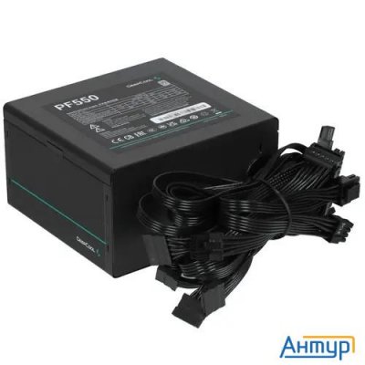 Блок питания Deepcool Atx 550w Pf550 80 Plus White (20+4pin) Apfc 120mm Fan 6xsata Rtl
