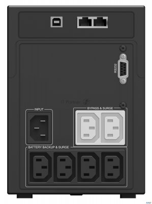Источник бесперебойного питания Ippon Smart Power Pro Ii 1200 720Вт 1200ВА черный
