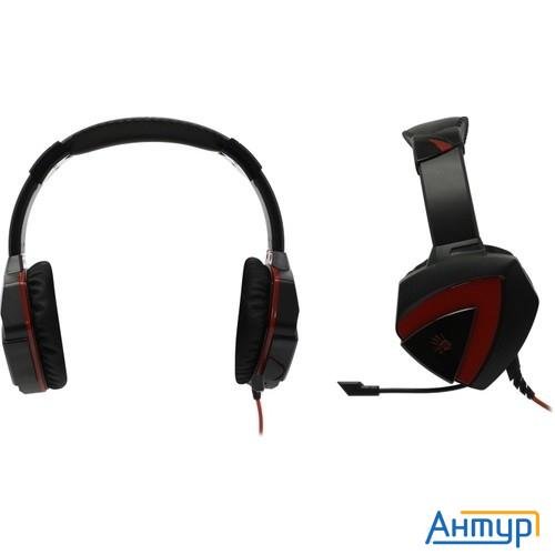 A4 Bloody G500 черный/красный 2.2м мониторные оголовье (a4tech G500)