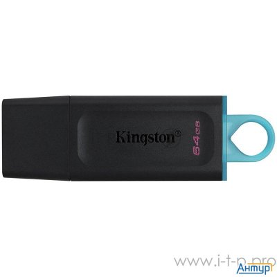 Накопитель Kingston 64gb Usb3.2 Gen 1 Datatraveler Exodia  Black   Teal