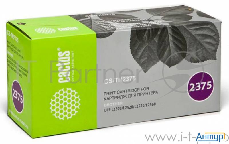Tn-2375 Cactus Cs-tn2375 черный для Brother Dcp L2500/l2520/l2540/l2560 (2600с