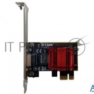 Сетевой Pci Express адаптер D-link Dge-562t/a2a с 1 портом 100/1000/2.5gbase-t