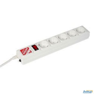Powercube Сетевой фильтр 5.0м 5 розеток (spg-b-15-white), белый