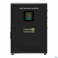 ИБП (инвертор, синус, для котла, настенный) Exegate Finesine Sx-2000.lcd.avr.2sh <2000va/1400w, чист