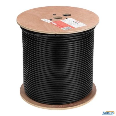 Rexant (01-0158) Кабель F/utp, Cat 6, Pe 4х2х0,57мм, 23awg, внешний, черный