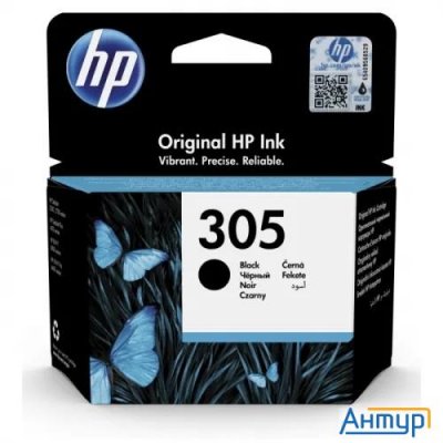 Картридж струйный Hp 305 3ym61ae черный (120стр.) для Hp Dj 2320/2710/2720