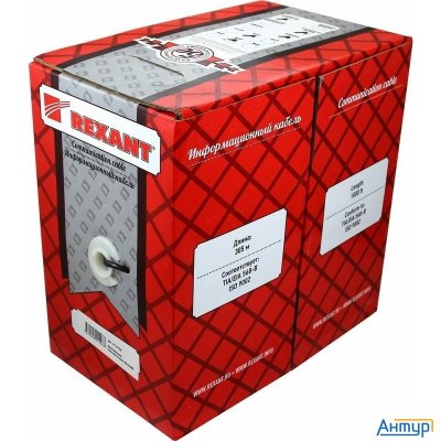 Rexant (01-0044) Кабель Utp Cat5e 4 пары (305м) 0.51 мм Stranded