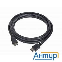 Hdmi Кабель Gembird, 7.5м, V1.4, 19m/19m, черный, поз.разъемы, экран, пакет [cc-hdmi-4-7.5m]
