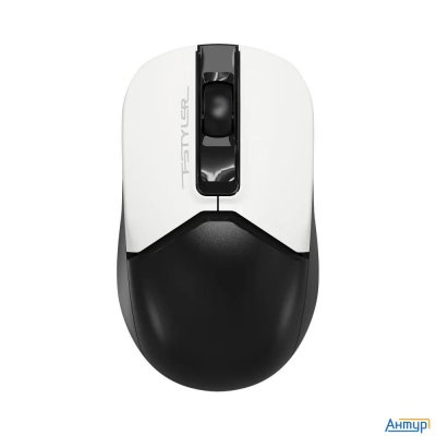 A4tech Мышь Fstyler Fb12s черный/белый оптическая (1200dpi) Silent беспроводная Bt/radio Usb
