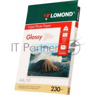 Фотобумага Lomond 0102022 A4/230г/м2/50л./белый глянцевое для струйной печати