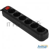 Сетевой фильтр 5bites Sp6b-350 6s / 3*1.5mm2 / 16a / Abs / 5m / Black