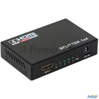 Разветвитель Hdmi Hdmi 4k Splitter Orient Hsp0104h, 1->4, Hdmi 1.4b/3d, Uhdtv 4k(3840x2160)/hdtv1080