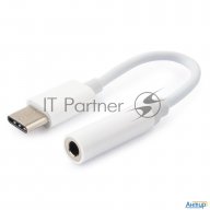 Переходник Cablexpert Переходник Usb, Usb Type-c/jack3.5f, пакет (cca-uc3.5f-01-w)
