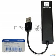 Кабель-адаптер 5bites Ua2-45-06bk  Usb2.0 / 3*usb2.0 / Rj45 100mb / Black