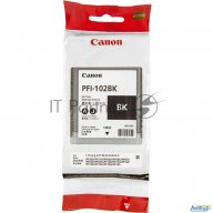 Картридж струйный Canon Pfi-102bk (0895b001) черный, 130 мл., для Ipf605, Ipf610, Ipf650, Ipf655, Ip